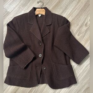 Coldwater Creek Dark Brown Blazer